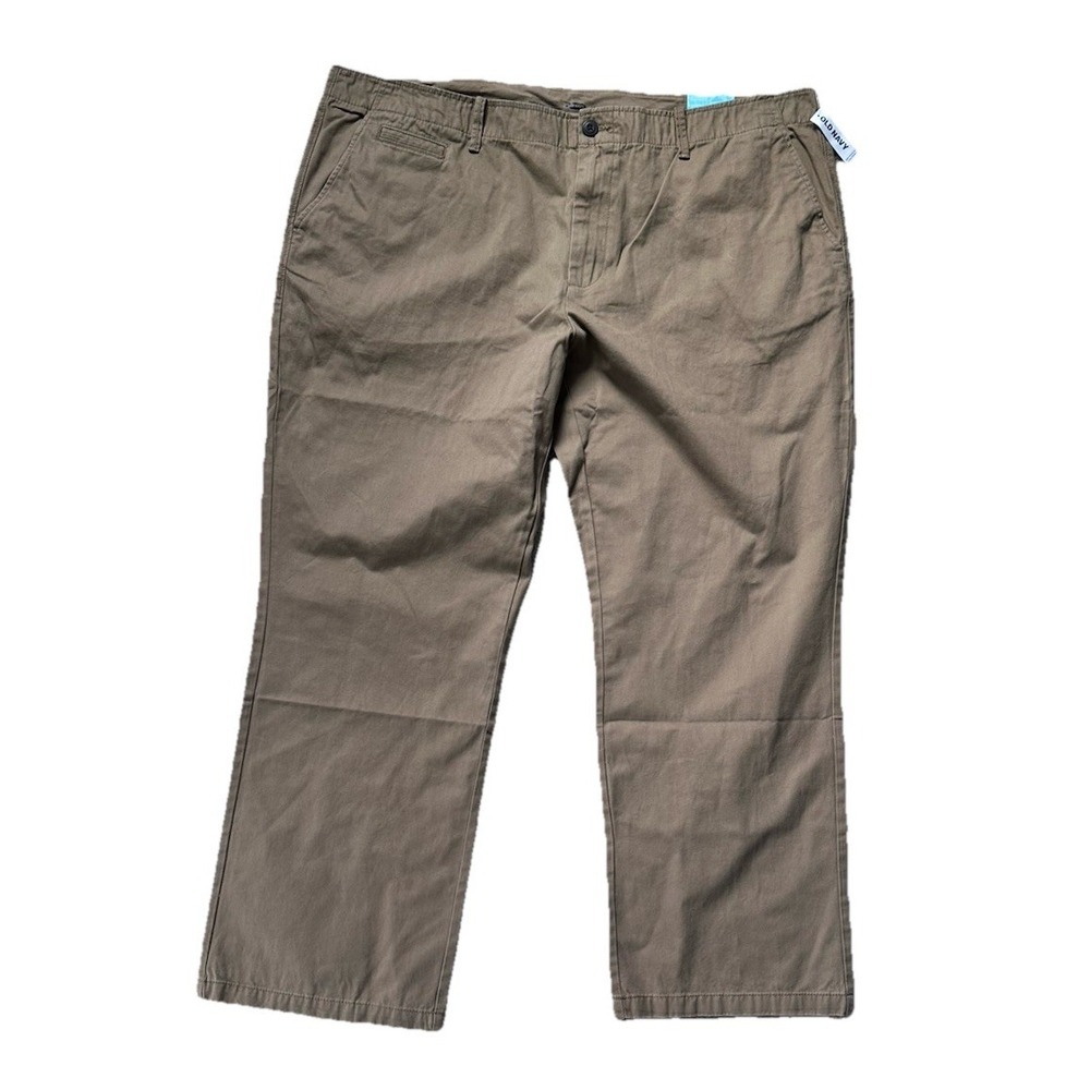 Old Navy Broken -In Loose Chinos Pants Mens Size 46X32 Toasty Tan Casual New